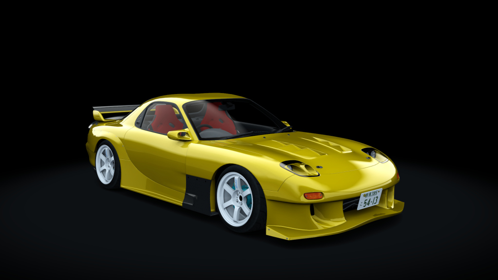 Mazda RX-7 Spirit R (GRAMS LIGHT 57D), skin 03_competition_yellow