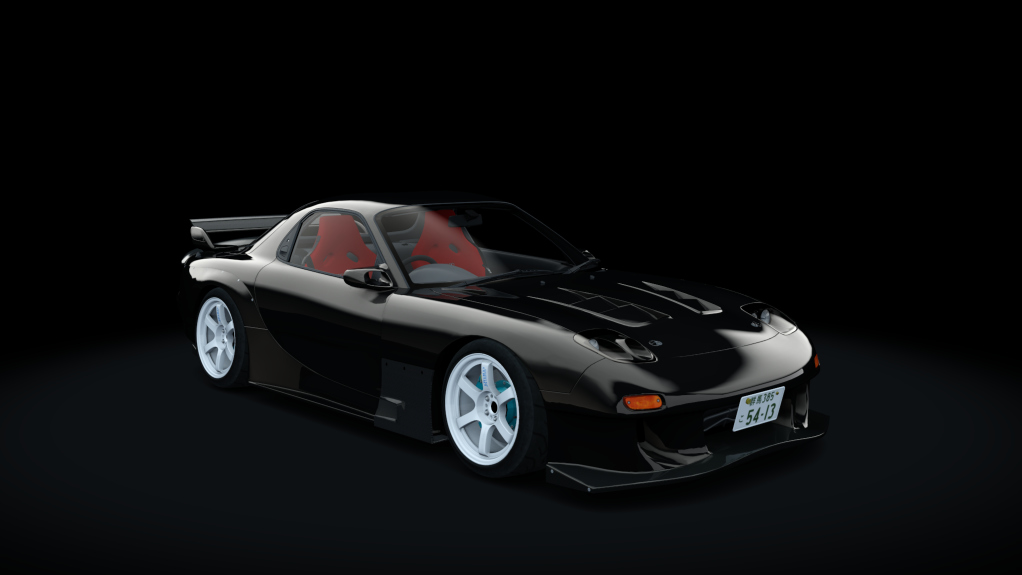 Mazda RX-7 Spirit R (GRAMS LIGHT 57D), skin 05_brilliant_black