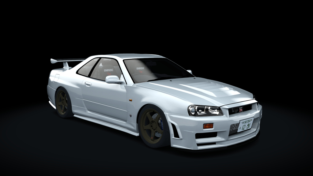 Nissan Skyline GTR R34 V-Spec (NISMO LMGT4), skin 05_pearl_white