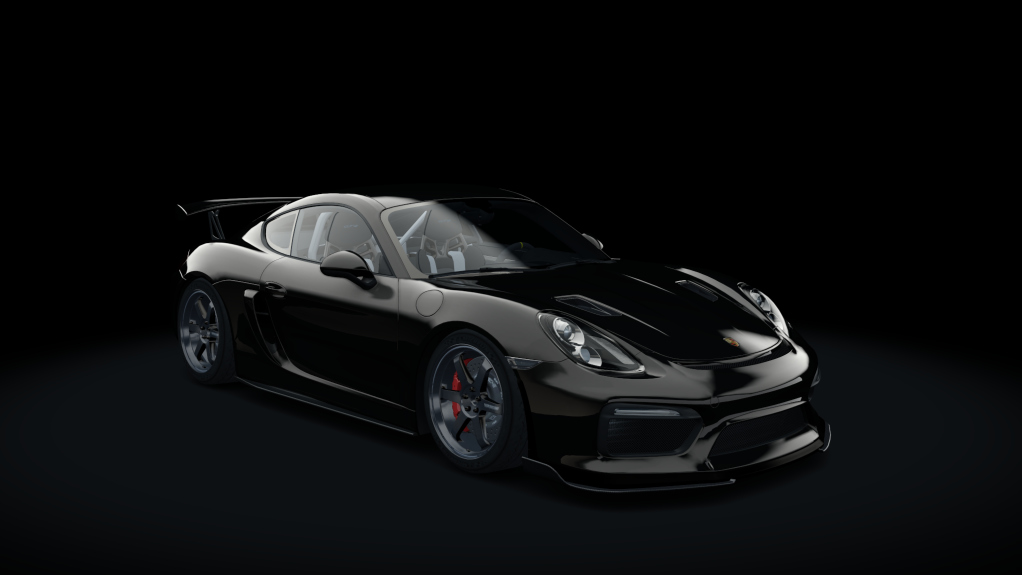 Porsche Cayman GT4 (6MT), skin 02_black