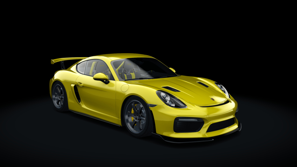 Porsche Cayman GT4 (6MT), skin 04_racing_yellow