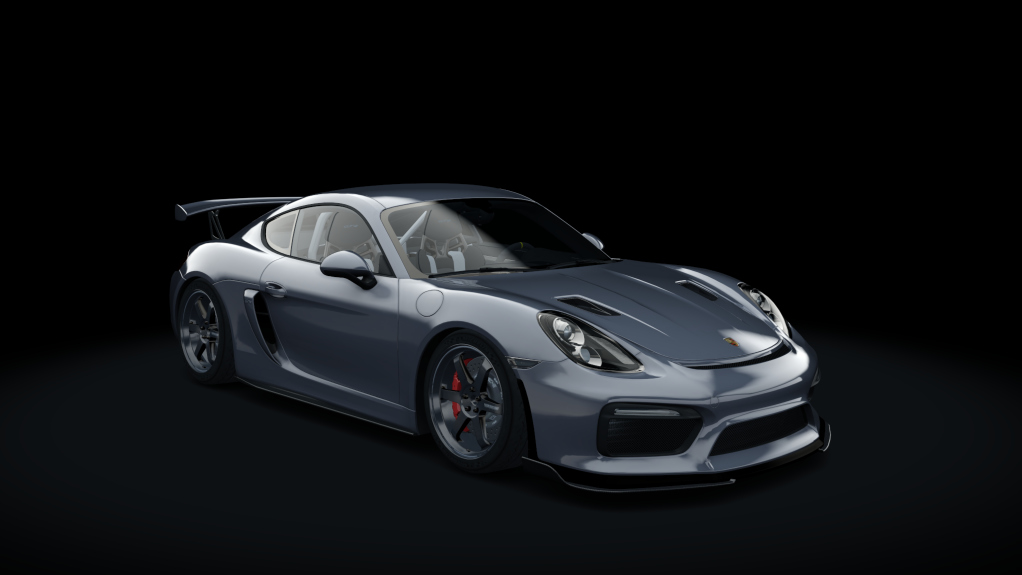 Porsche Cayman GT4 (6MT), skin 05_gt_silver_metallic