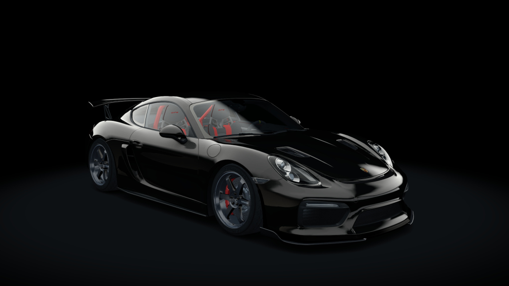 Porsche Cayman GT4 (6MT), skin 07_jet_black_metallic