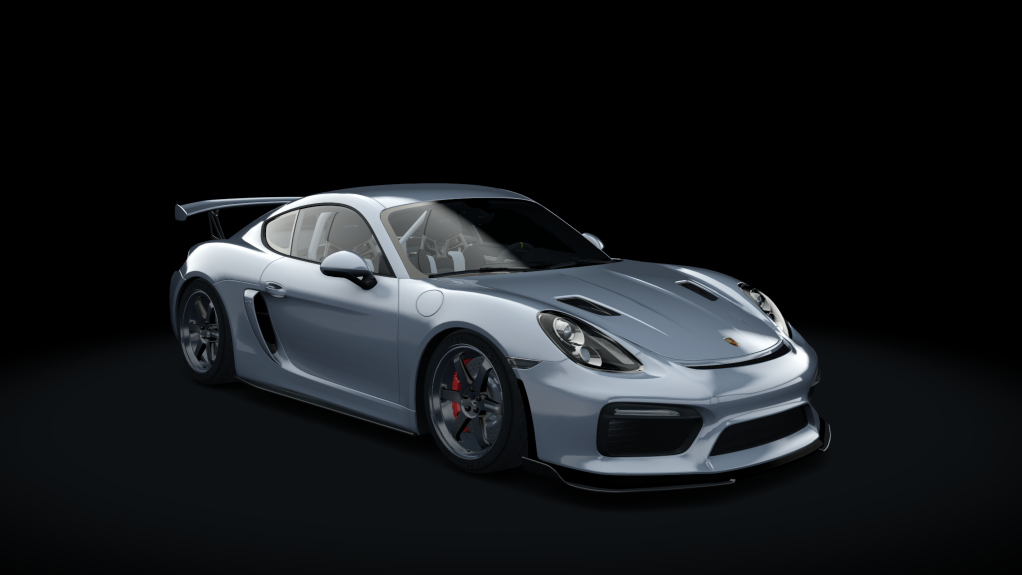 Porsche Cayman GT4 (6MT), skin 08_rhodium_silver_metallic