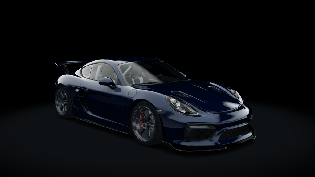 Porsche Cayman GT4 (6MT), skin 11_dark_blue_metallic