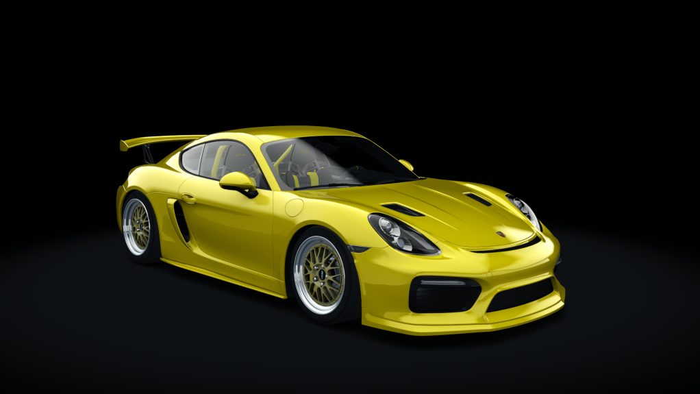 Porsche Cayman GT4 (GTS PDK Conversion), skin 00_racing_yellow