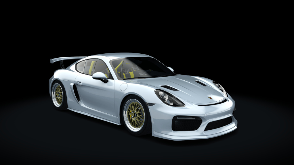 Porsche Cayman GT4 (GTS PDK Conversion), skin 04_carrara_white_metallic