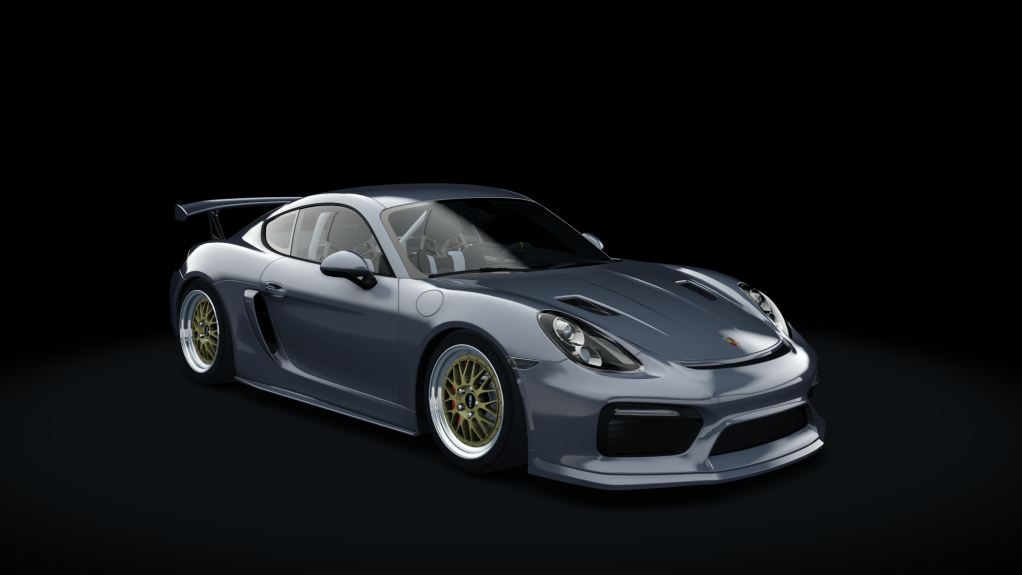 Porsche Cayman GT4 (GTS PDK Conversion), skin 05_gt_silver_metallic