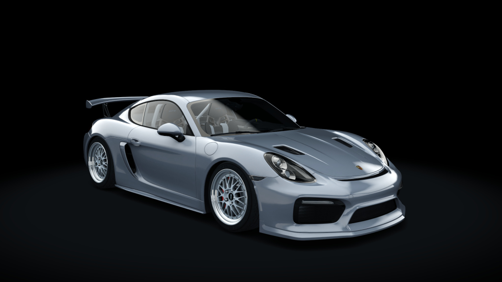 Porsche Cayman GT4 (GTS PDK Conversion), skin 09_rhodium_silver_metallic