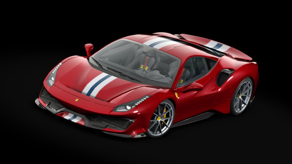 Ferrari 488 Pista, skin 05_rosso_mugello_wbs