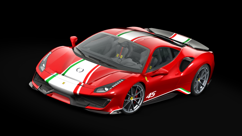 Ferrari 488 Pista, skin 40_piloti_rosso_corsa