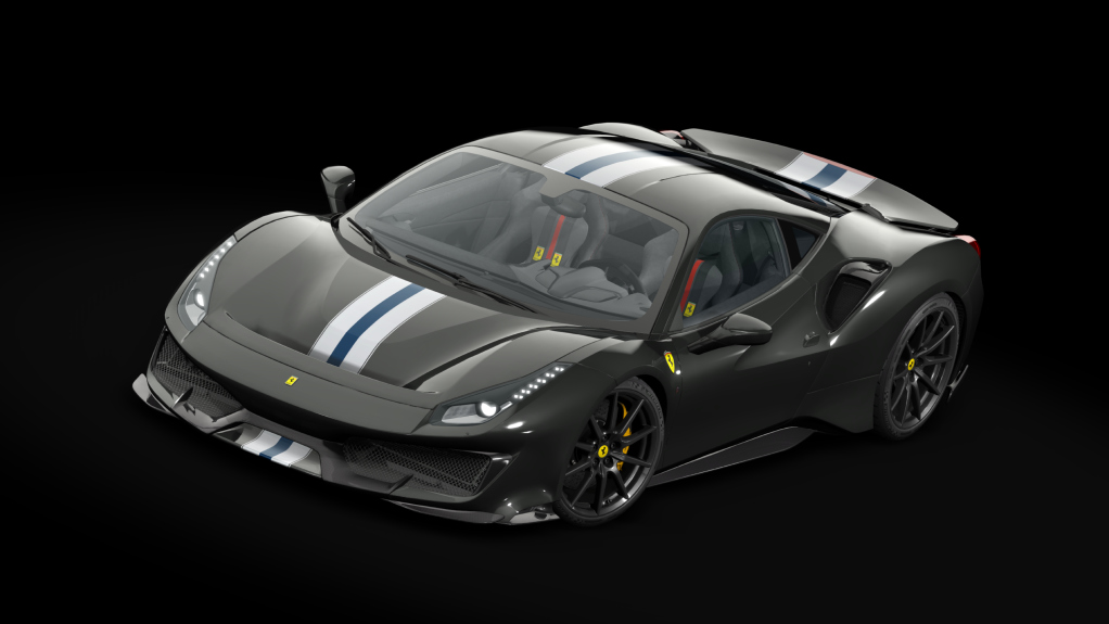 Ferrari 488 Pista Carbon, skin 04_nero_wbs