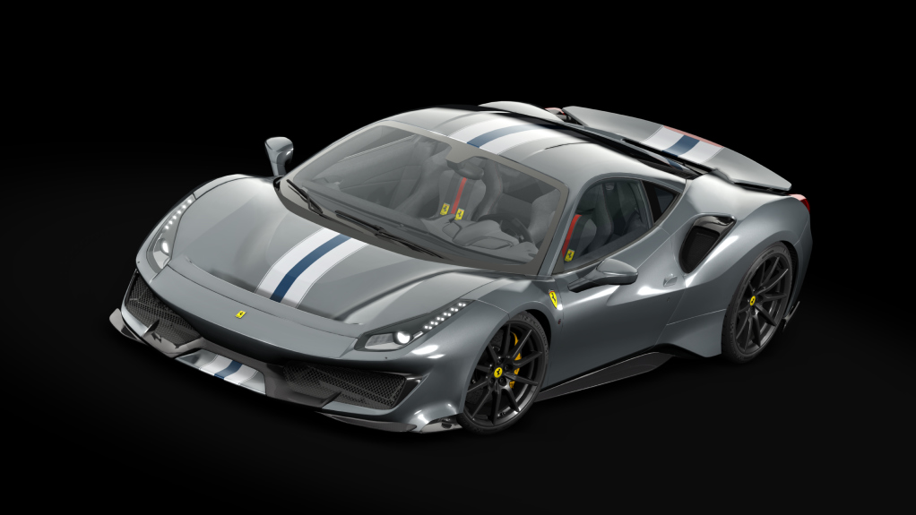 Ferrari 488 Pista Carbon, skin 07_grigio_silverstone_wbs