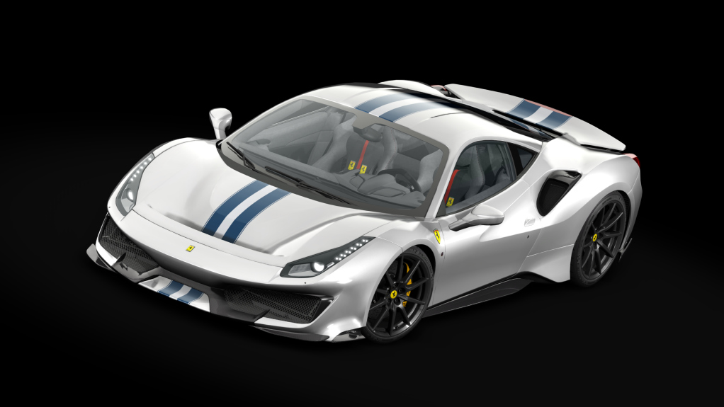 Ferrari 488 Pista Carbon, skin 09_argento_nurburgring_bws