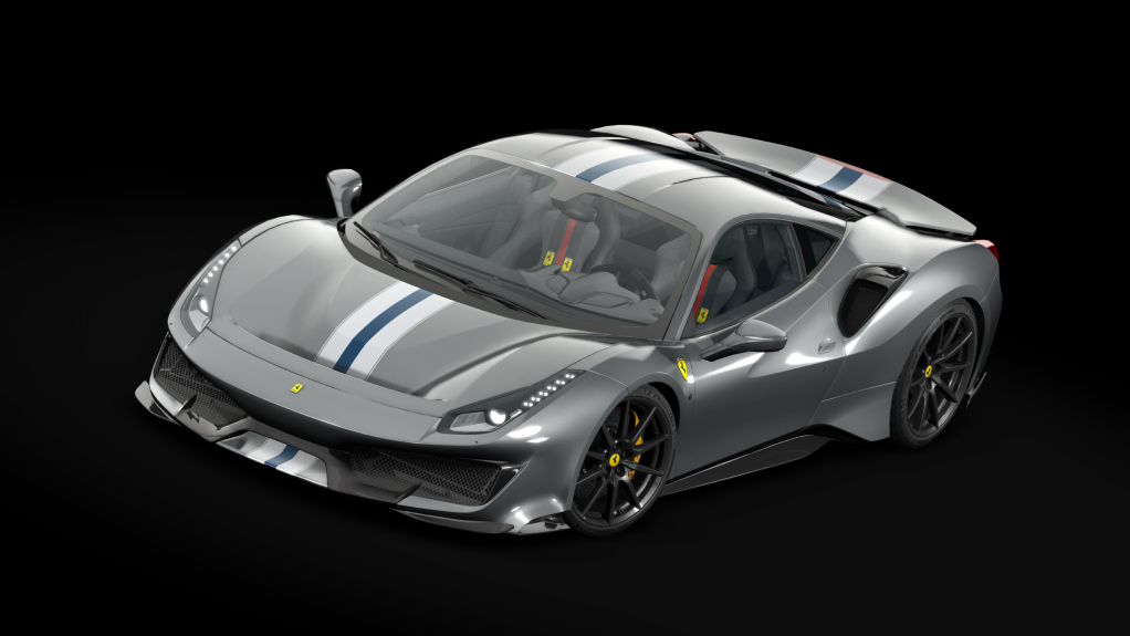 Ferrari 488 Pista Carbon, skin 10_grigio_ferro_wbs