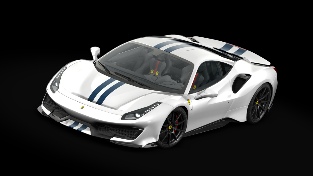 Ferrari 488 Pista Carbon, skin 21_bianco_italia_metallic_bs