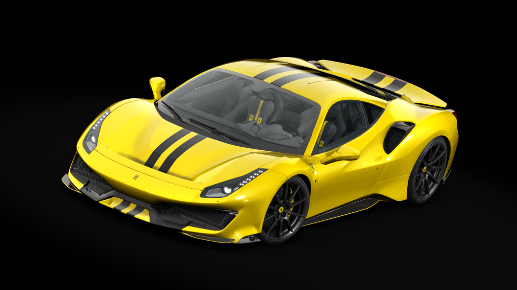 Ferrari 488 Pista Carbon, skin 25_giallo_modena_bs