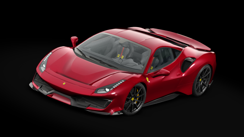 Ferrari 488 Pista Carbon, skin 26_rosso_fiorano