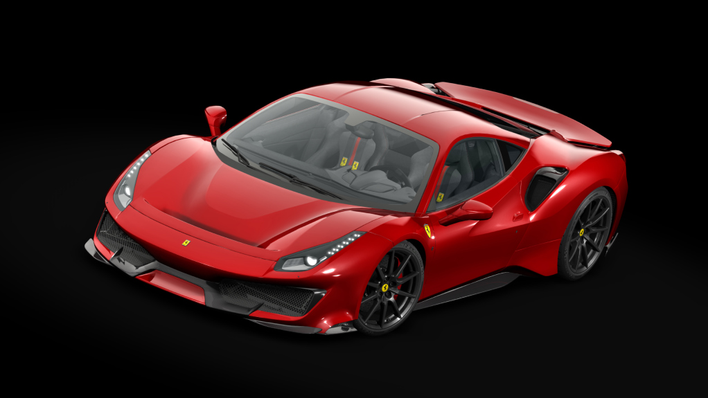 Ferrari 488 Pista Carbon, skin 31_rosso_fuoco