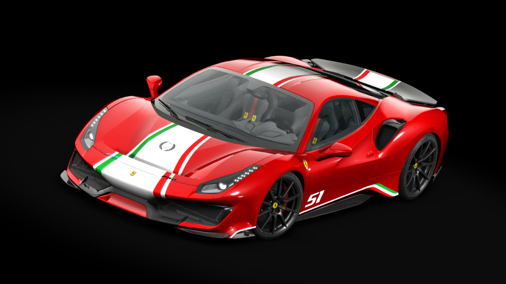 Ferrari 488 Pista Carbon, skin 36_piloti_rosso_corsa_51