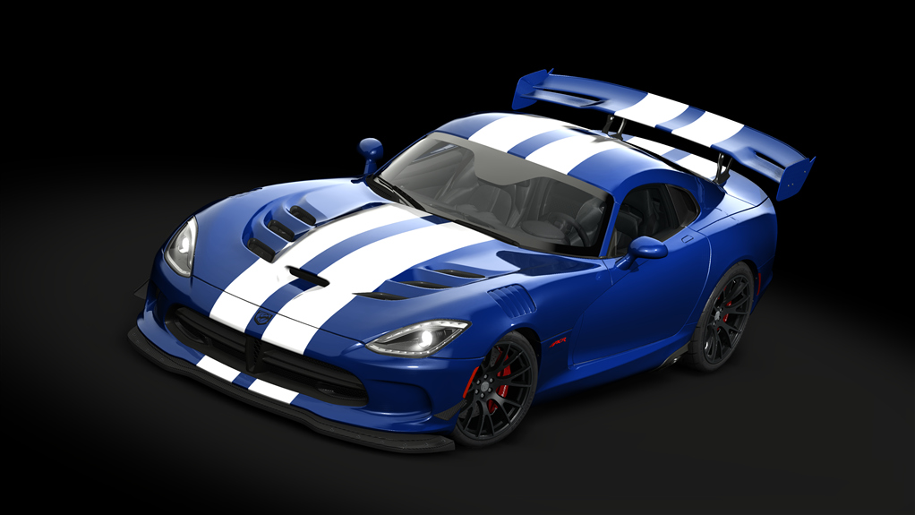 Dodge Viper ACR '16, skin 04_GTS_blue_white_stripes