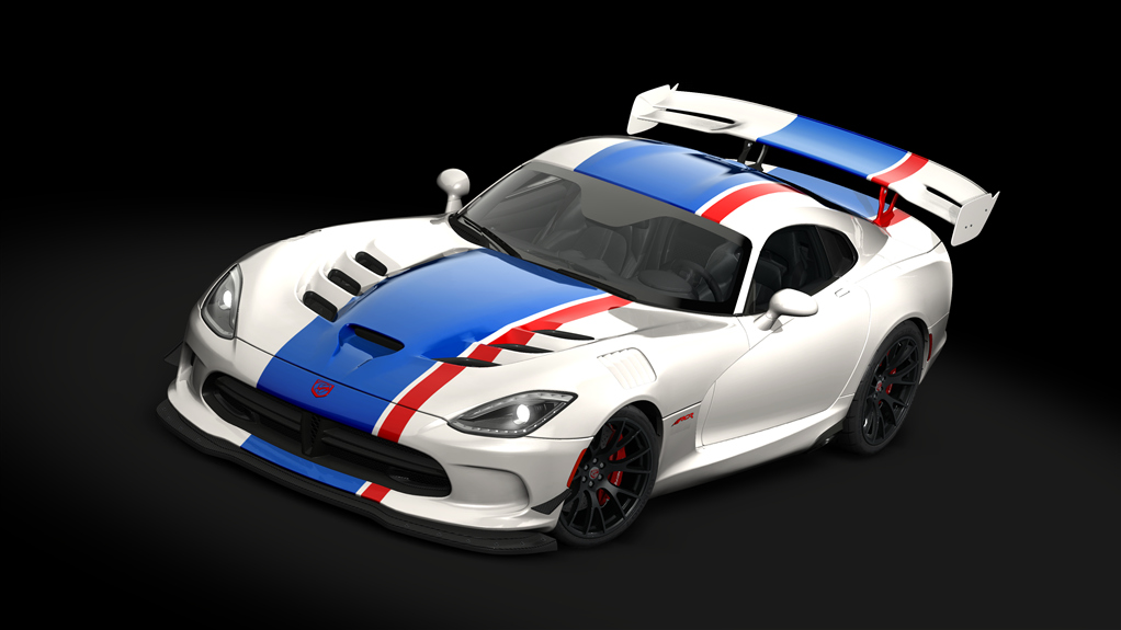 Dodge Viper ACR '16, skin 19_ACR_white_red_blue