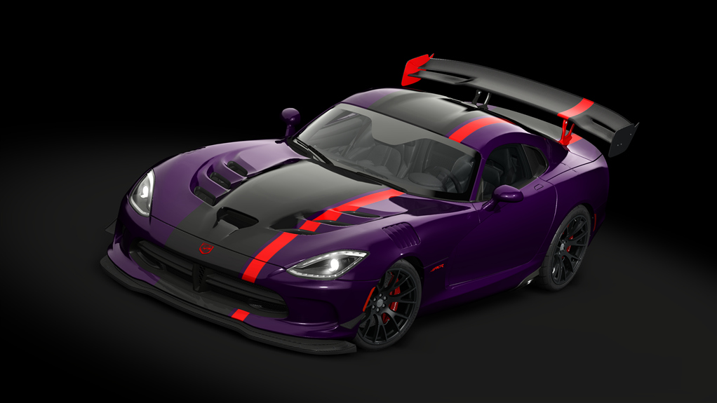 Dodge Viper ACR '16, skin 29_ACR_dark_purple_metallic_red