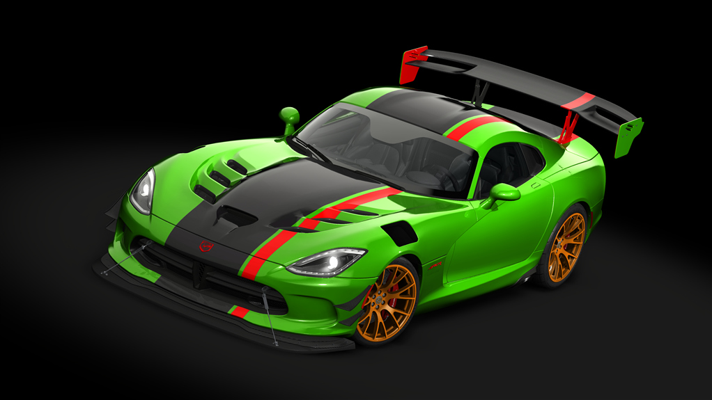 Dodge Viper ACR '16 Extreme Package, skin 33_ACR_green_gold_rims