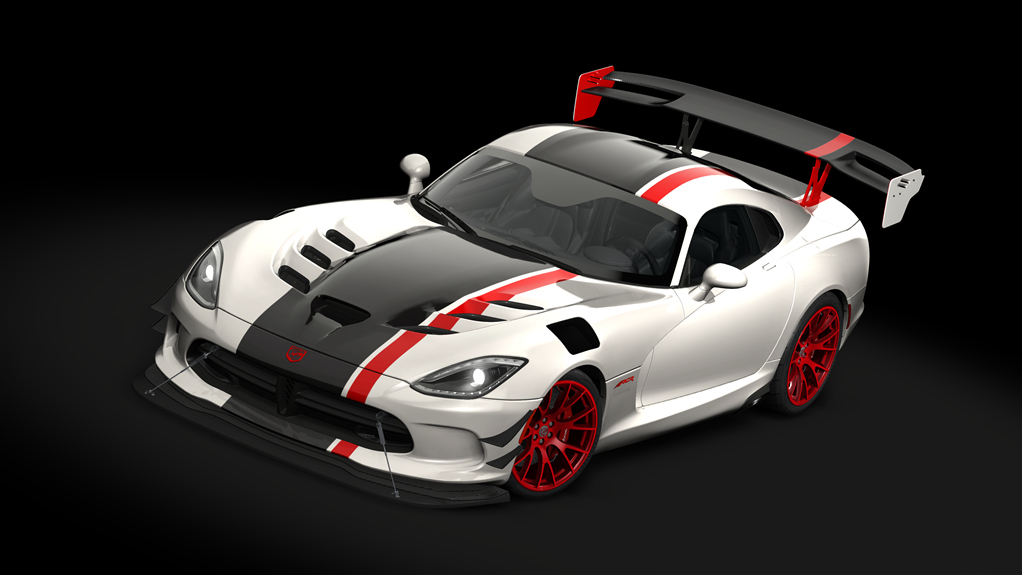 Dodge Viper ACR '16 Extreme Package, skin 35_ACR_white_red_rims