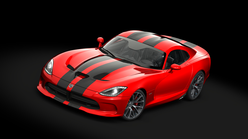 Dodge Viper GTS '13 Track Pack, skin 23_red_black_stripes