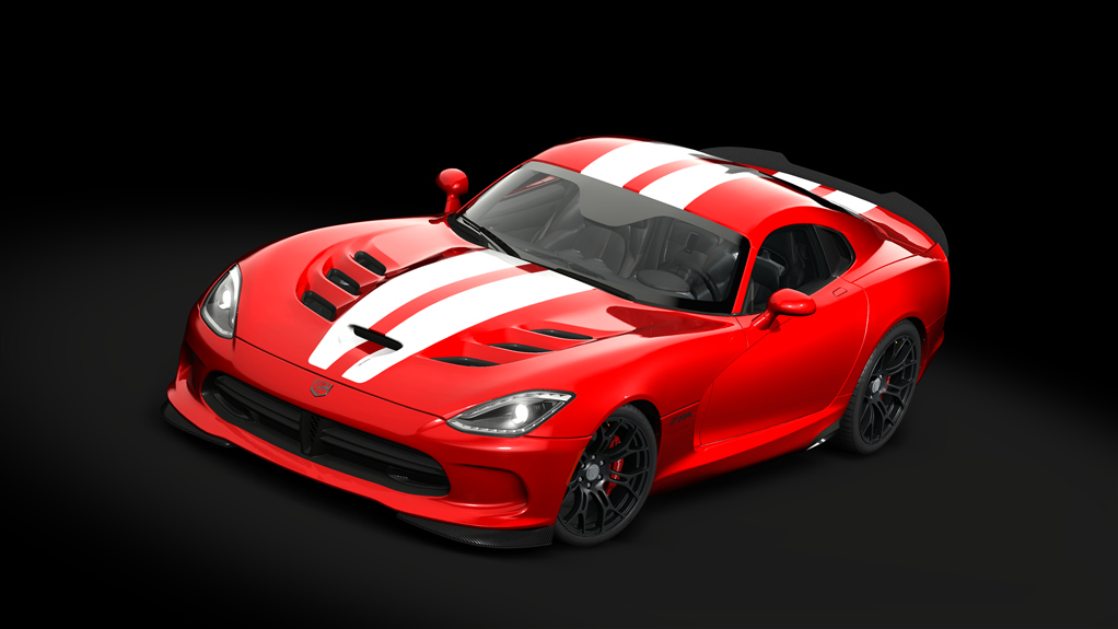 Dodge Viper TA '14, skin 12_red_white_stripes