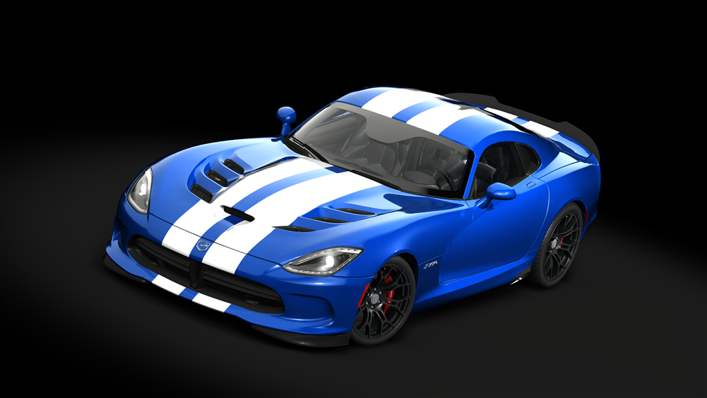 Dodge Viper TA '14, skin 17_blue_met_white_stripes