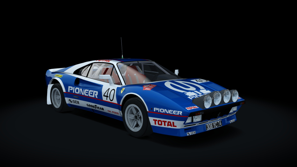 Ferrari 288 GTO Gr.B, skin RMC_40_Pioneer_bw