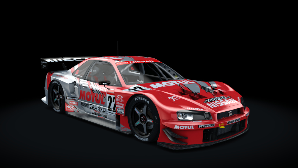 Nissan Skyline BNR34 NISMO JGTC GT500 2003, skin motul_22