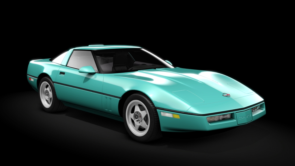 Chevrolet Corvette C4 ZR-1 (Tuned), skin Turquoise_Metallic