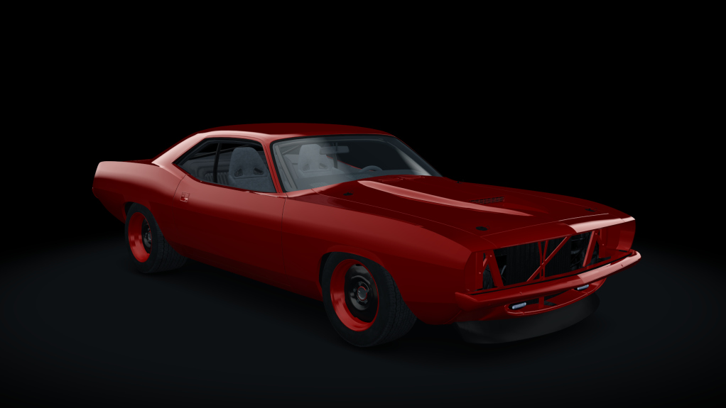 Plymouth Barracuda, skin Red