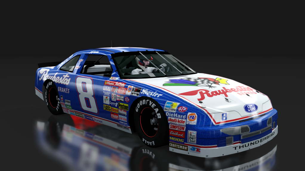 Cup90 Ford Thunderbird, skin 8_Raybestos_White