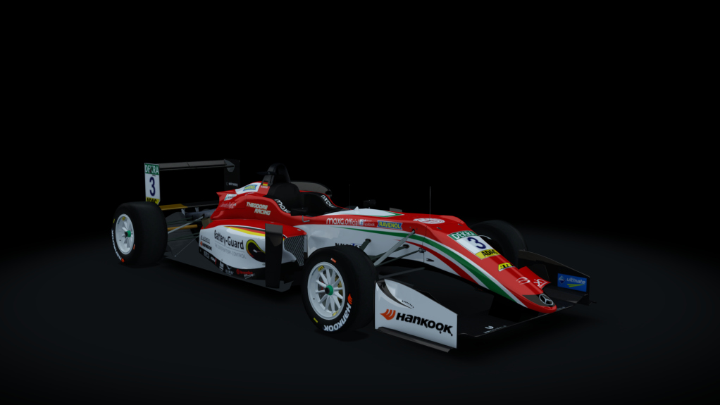 Dallara F317, skin F3_EU_Gunther