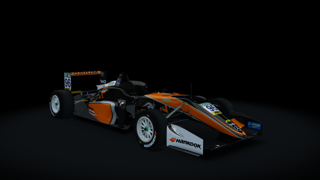 Dallara F317, skin F3_EU_Mawson