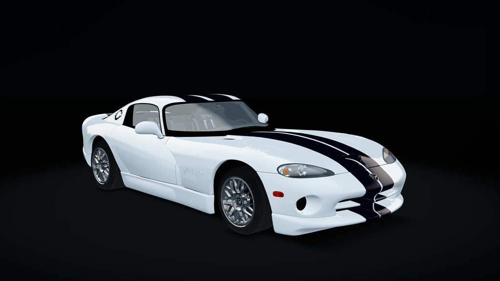 Dodge Viper GTS ACR 1999, skin whitestr