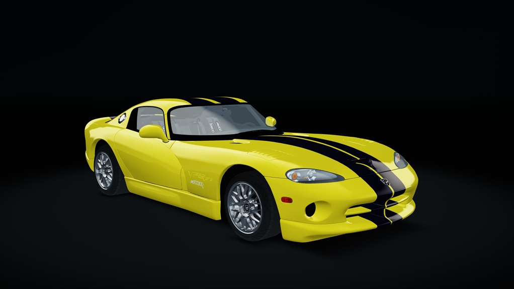 Dodge Viper GTS ACR 1999, skin yellowstr