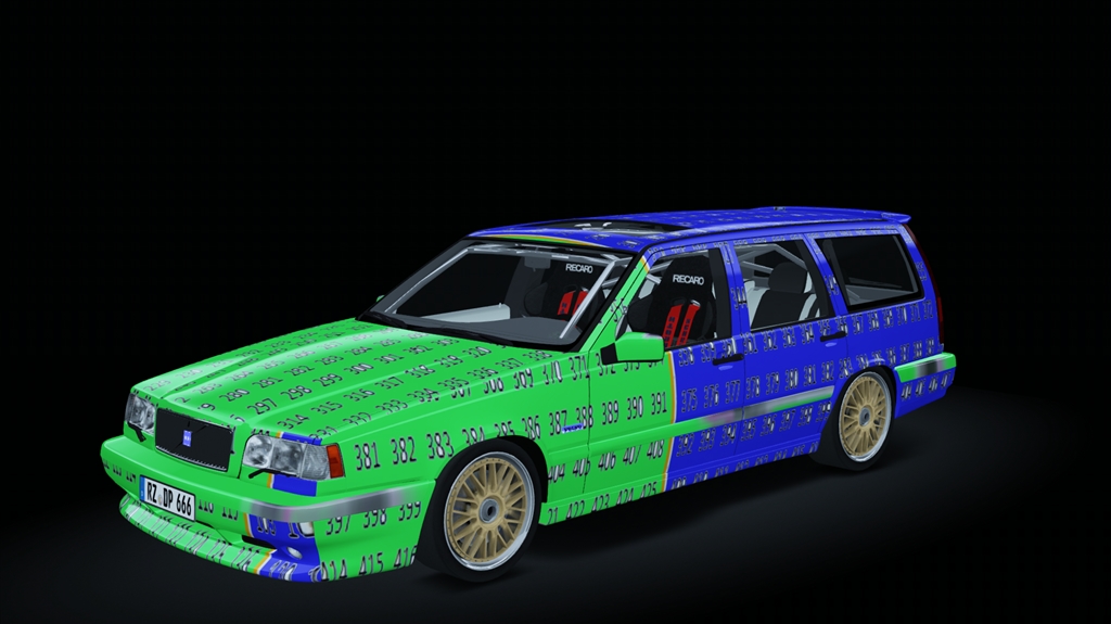 Volvo 850 BTCC by DPTune, skin test