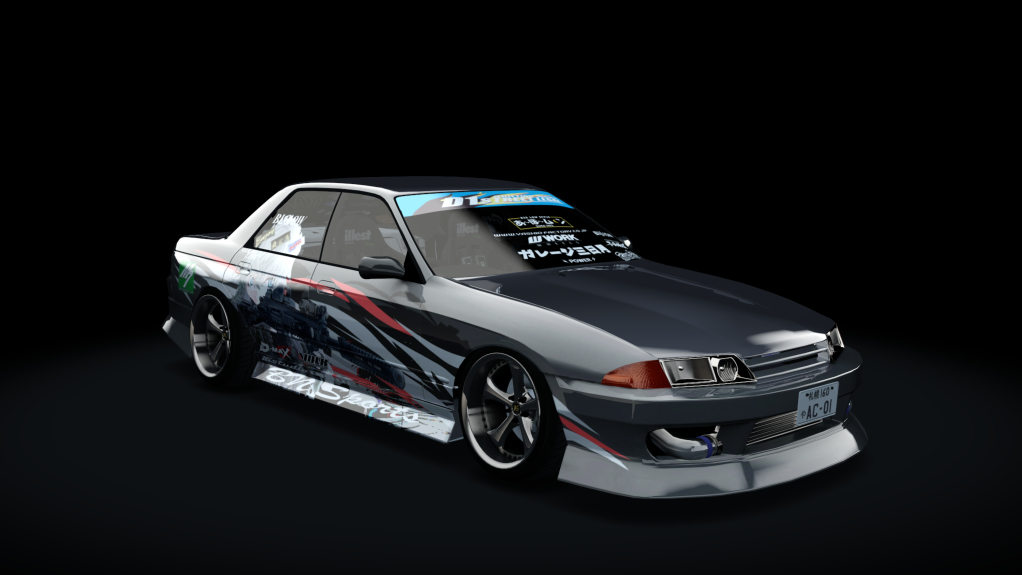 Nissan Skyline R32 GTS-T, skin Sakuya_streetshark