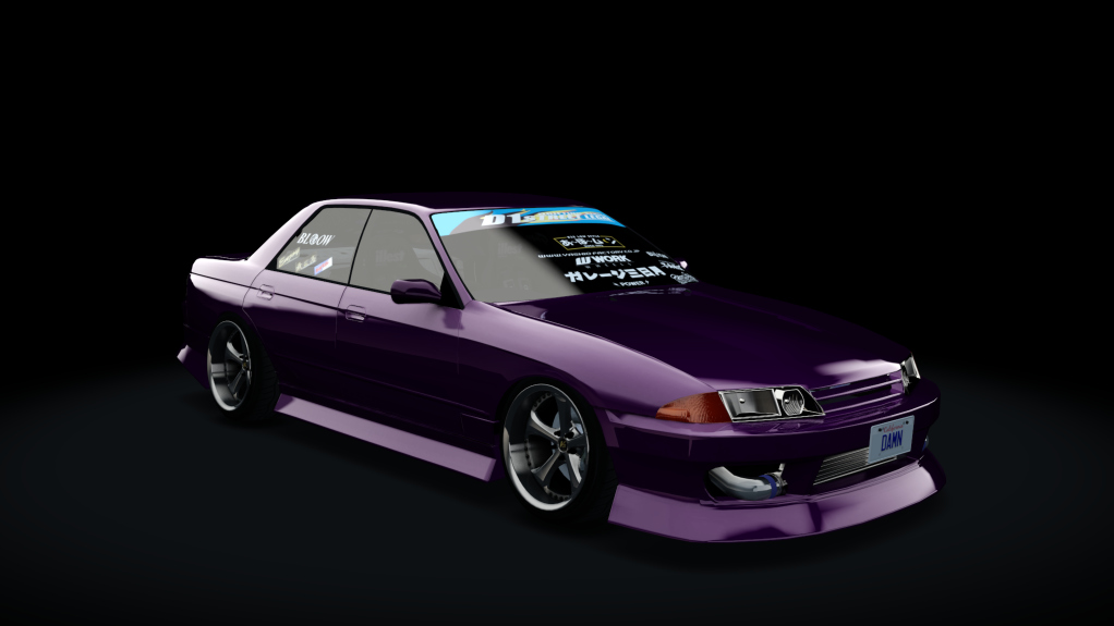 Nissan Skyline R32 GTS-T, skin midnightpurple