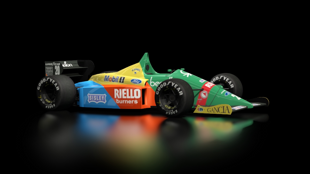 Benetton B188, skin Boutsen