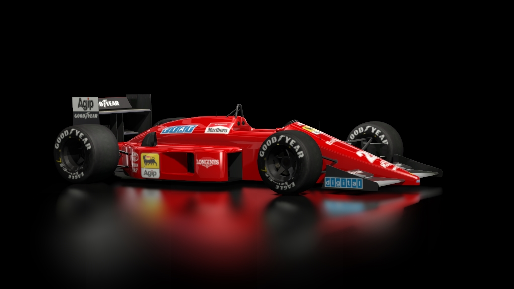 Ferrari F187, skin Berger