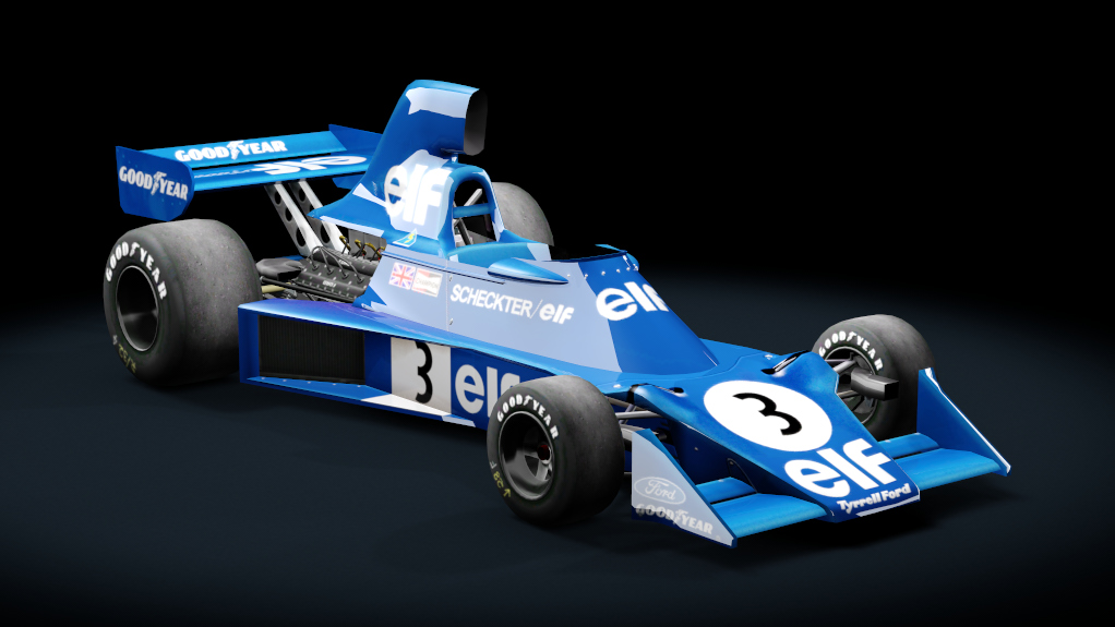 F1C75 Tyrrell, skin Scheckter
