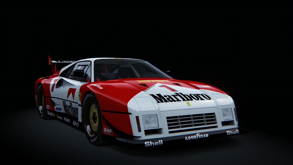 Ferrari 288 GTO Evoluzione, skin Marlboro
