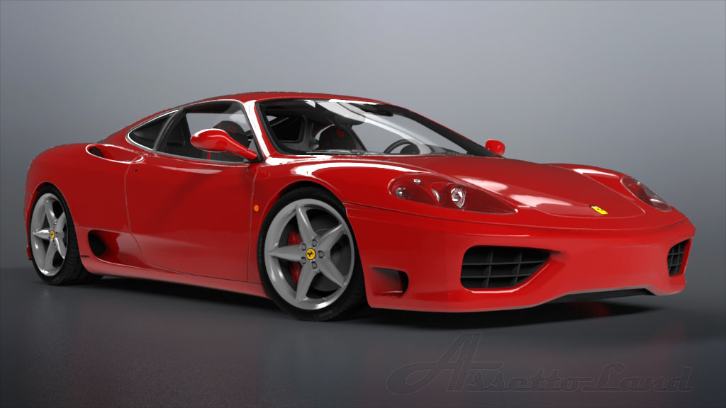 Ferrari 360 modena, skin red