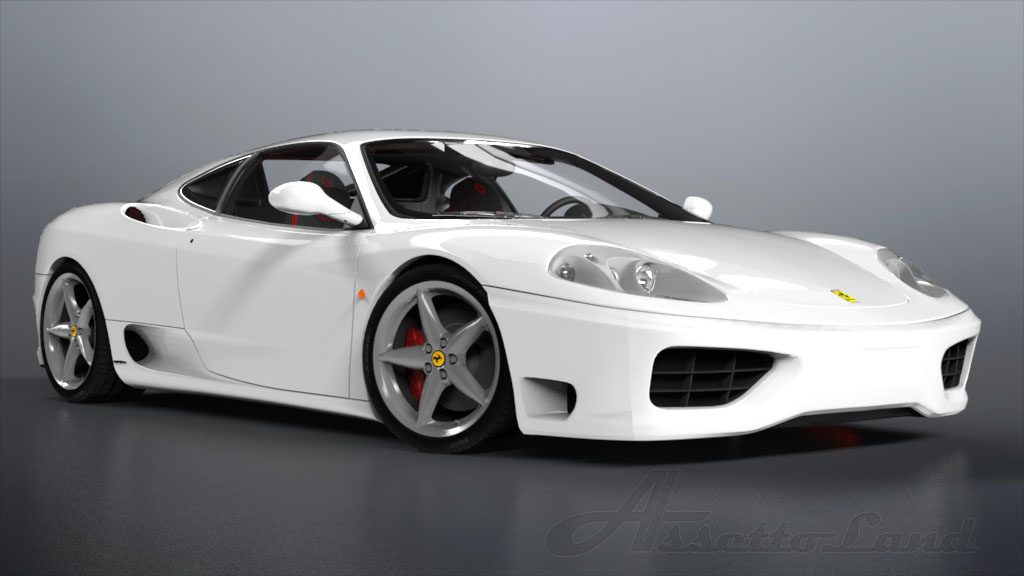 Ferrari 360 modena, skin white